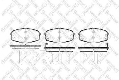 1049 002-SX - Колодки тормозные дисковые передние (STELLOX) Hyundai i30 2 (2012-2017) для Hyundai i30 2 (2012-2017), STELLOX, 1049 002-SX