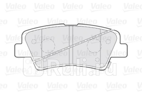 301301 - Колодки тормозные дисковые задние (VALEO) Hyundai Solaris 2 (2017-2020) для Hyundai Solaris 2 (2017-2020), VALEO, 301301