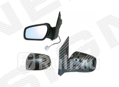 VFDM1010BL - Зеркало левое (SIGNEDA) Ford Focus 2 рестайлинг (2008-2011) для Ford Focus 2 (2008-2011) рестайлинг, SIGNEDA, VFDM1010BL