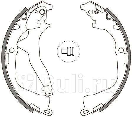 4648.00 - Колодки тормозные барабанные (комплект) (REMSA) Volkswagen Amarok (2010-2020) для Volkswagen Amarok (2010-2021), REMSA, 4648.00