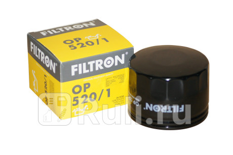 OP 520/1 - Фильтр масляный (FILTRON) Lada Priora (2007-2018) для Lada Priora (2007-2018), FILTRON, OP 520/1